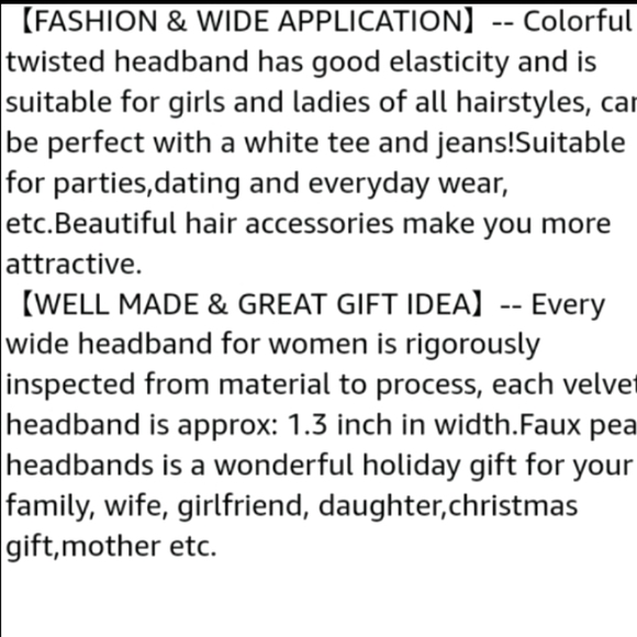 Dusty Pink Knotted Multicolor Pearl Embellished Soft Fabric HeadBand  Daily Life - Picture 10 of 11